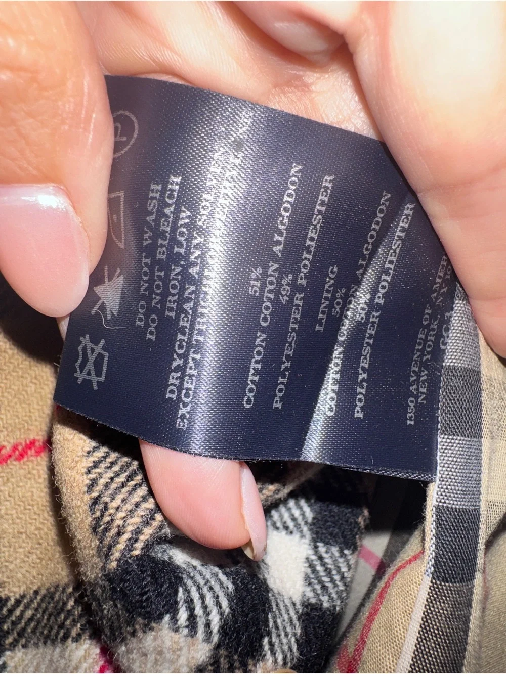 Burberry Beige Long Trench Coat with zip in lining size 42R - Picture 5 of 14